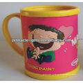 2012 new designs ABS+PVC 3D mug cup/Pen cups